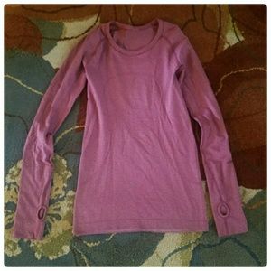 Lululemon raspberry pink swiftly tech long sleeve